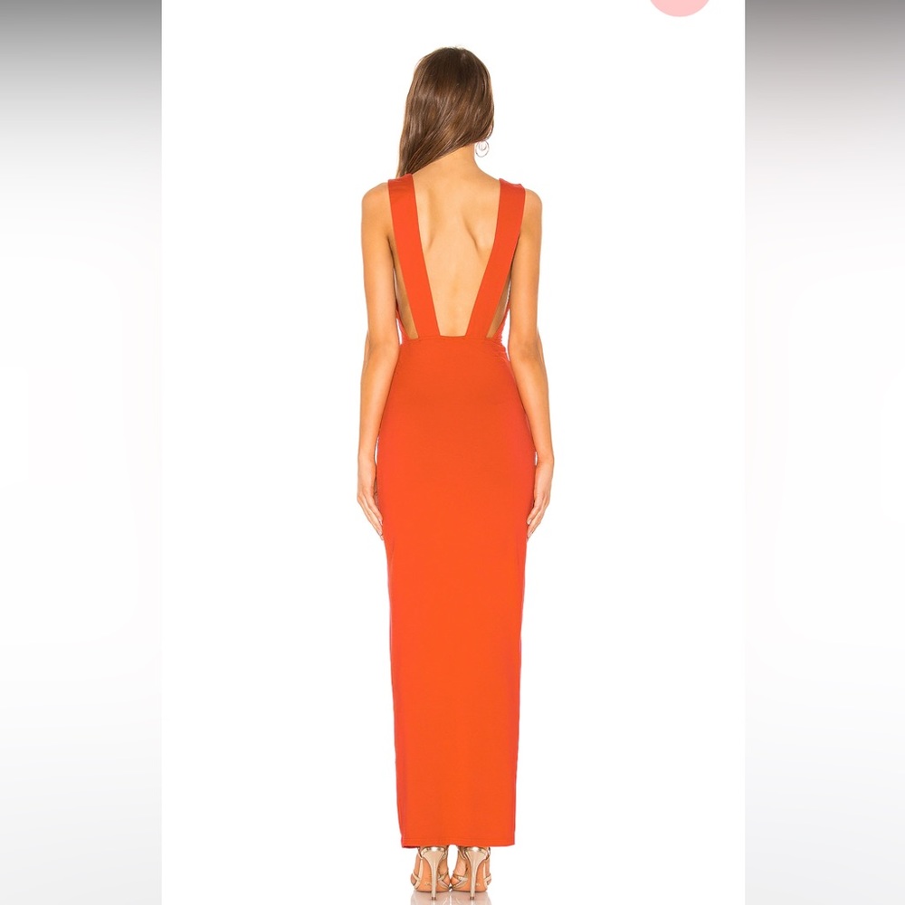 Revolve Superdown Erika deep v Jersey maxi dress - Picture 3 of 4